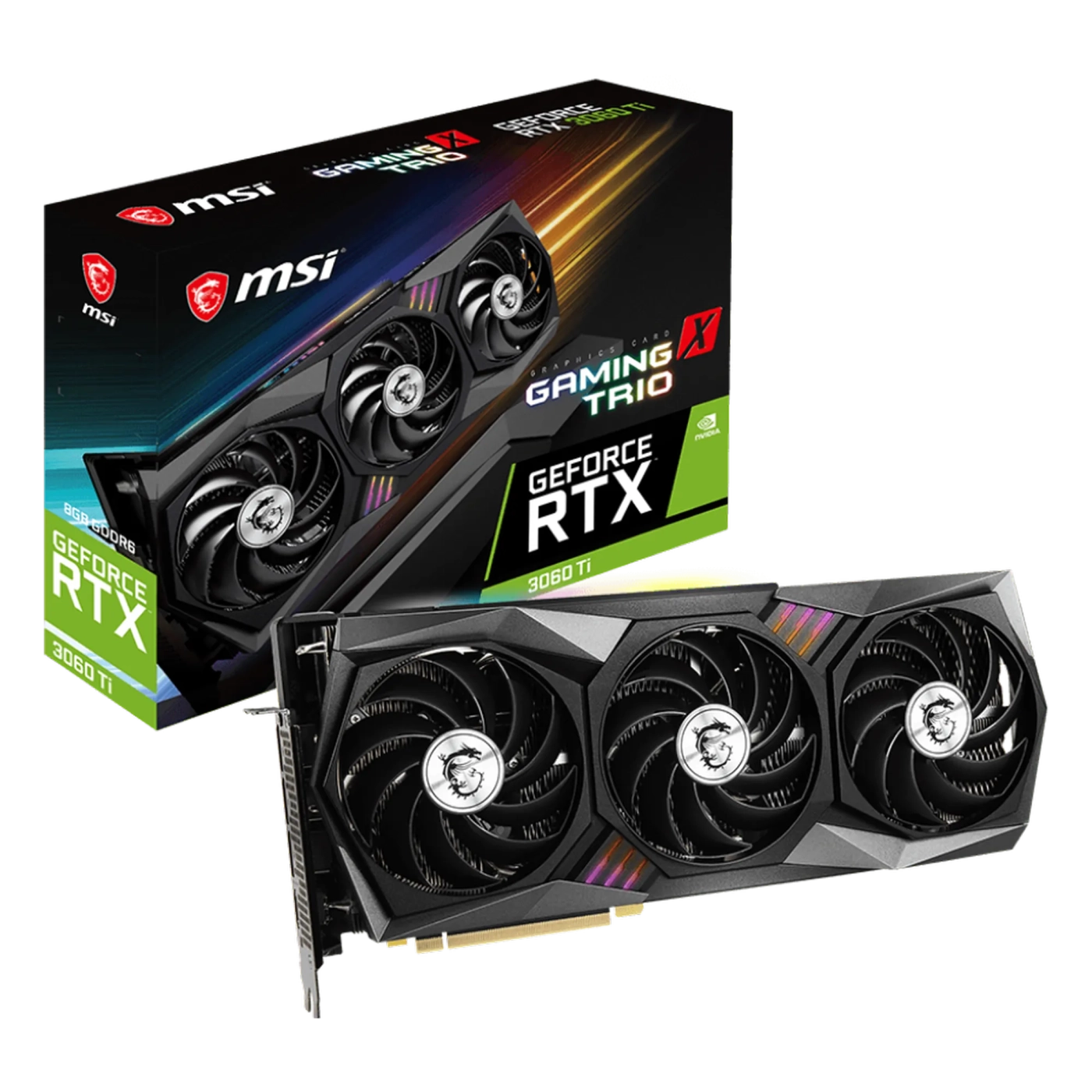 Купить Видеокарта MSI GeForce RTX 3060 Ti GAMING X TRIO - фото 6