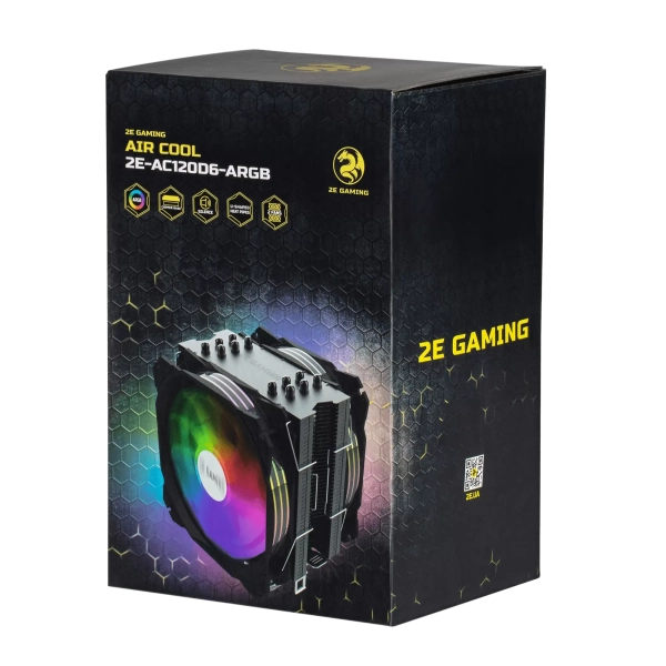 Купить Процессорный кулер 2E Gaming Air Cool AC120D6-ARGB - фото 11