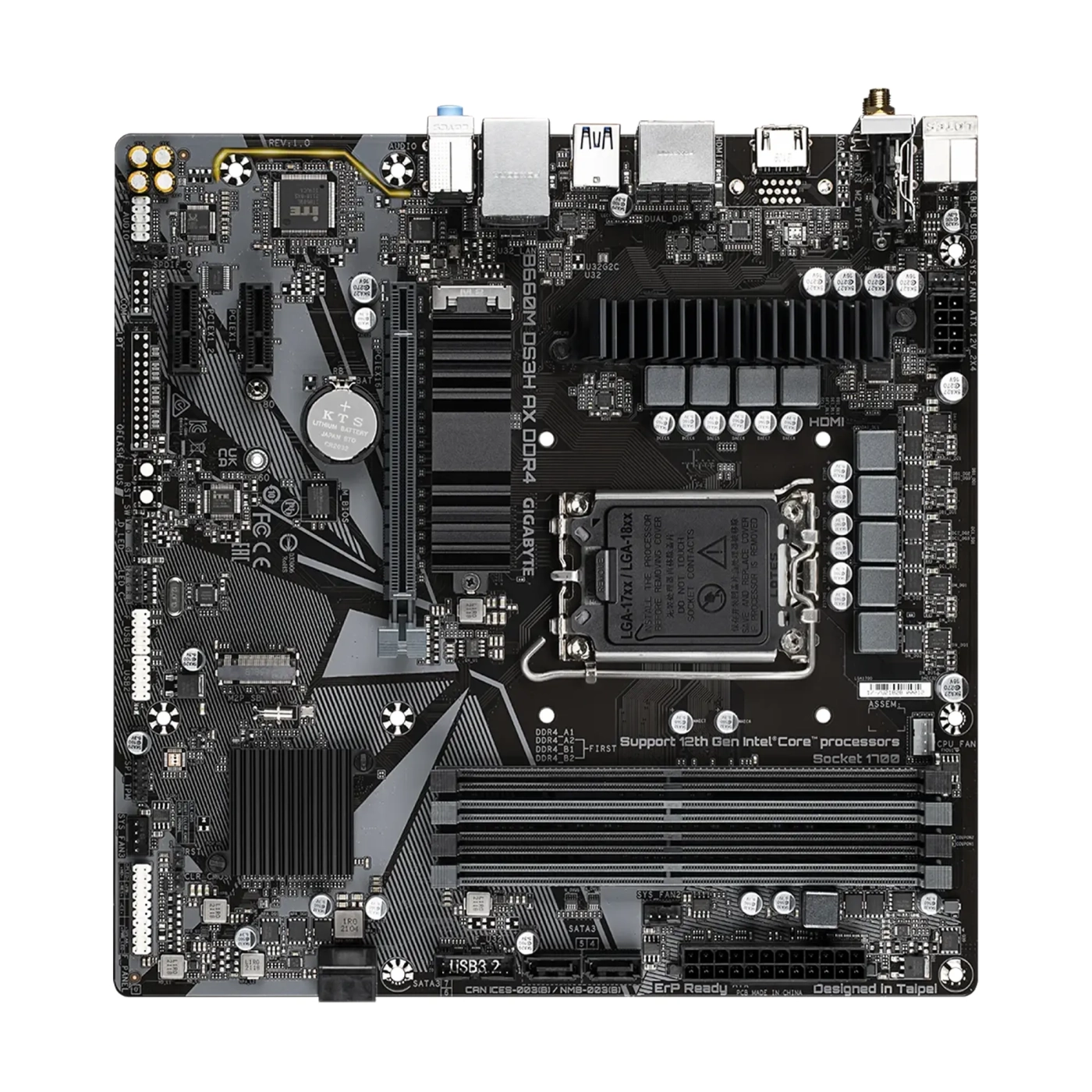 Купить Материнская плата GIGABYTE B660M DS3H AX DDR4 - фото 3