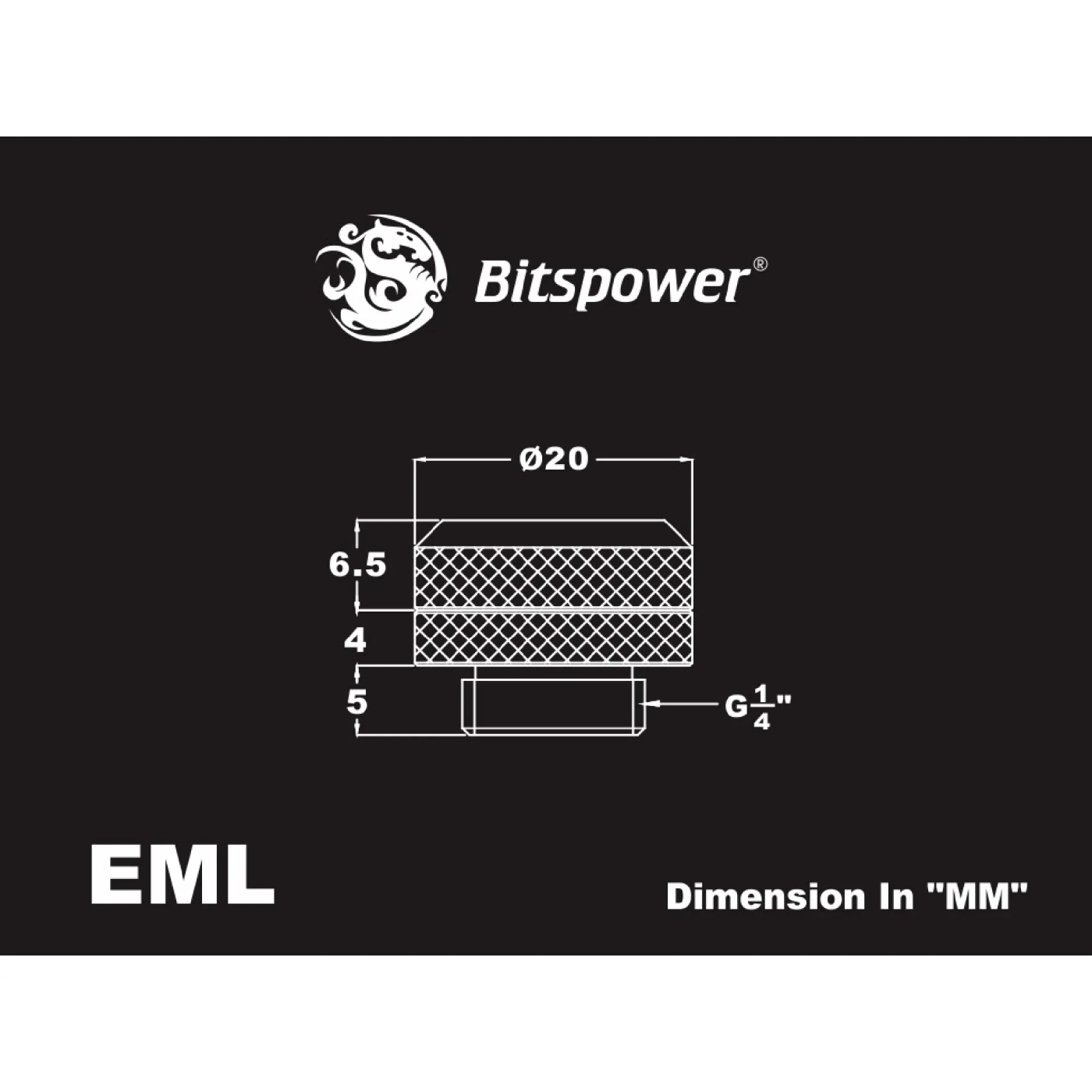 Купить Фитинг Bitspower G1/4 Enhance Multi-Link 12mm OD - Carbon Black (BP-CBEML) - фото 3