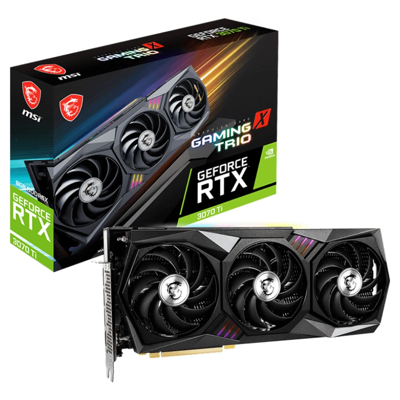 Купить Видеокарта MSI GeForce RTX 3070 Ti GAMING X TRIO 8G - фото 6