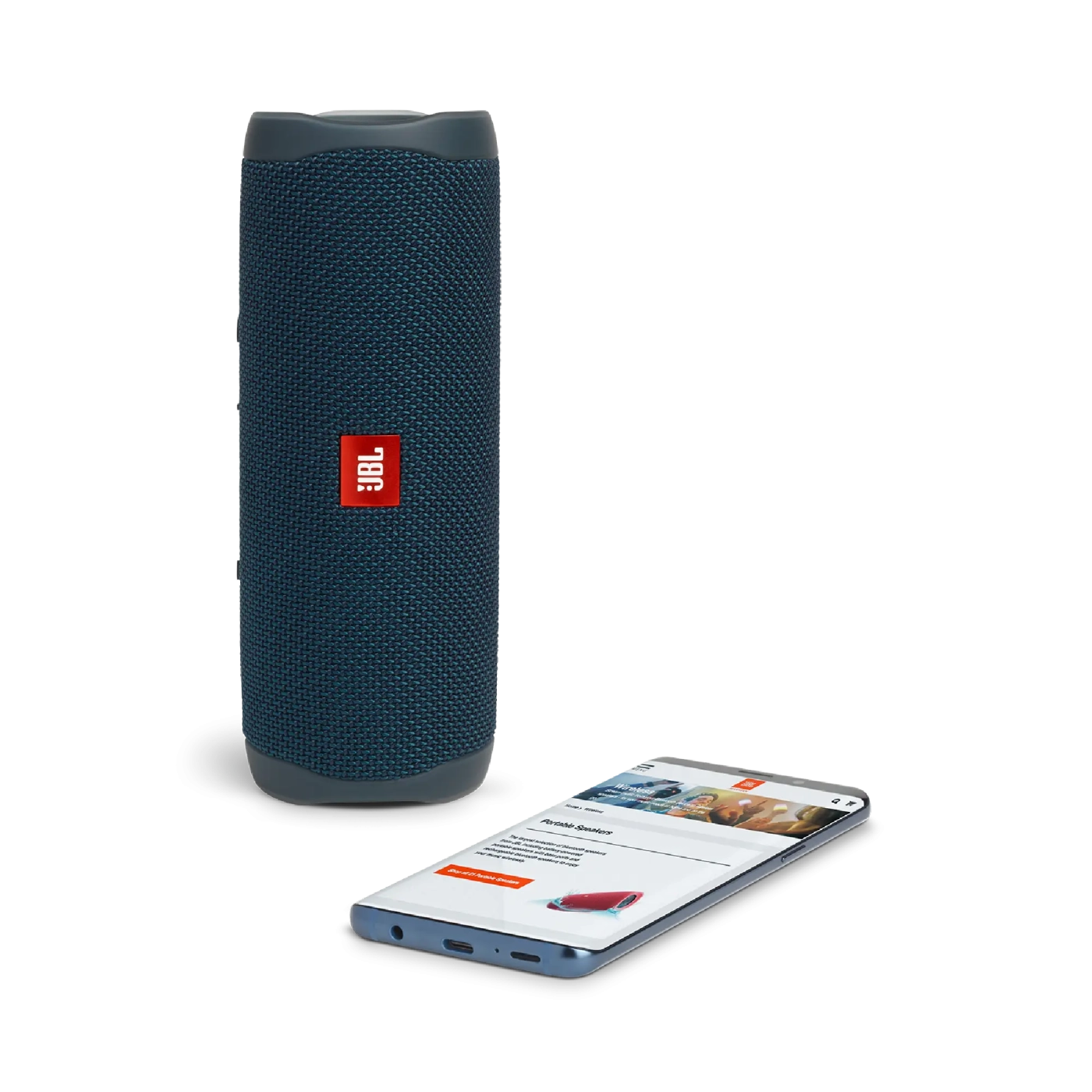 Купити Акустическая система JBL Flip 5 Blue (JBLFLIP5BLU) - фото 4