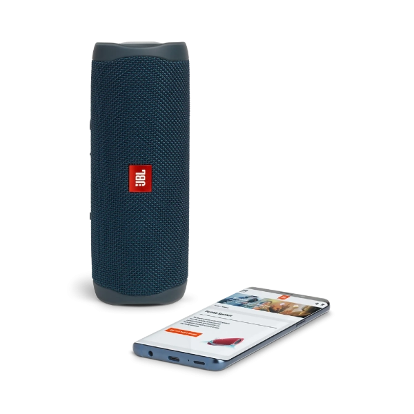 Купити Акустическая система JBL Flip 5 Blue (JBLFLIP5BLU) - фото 4