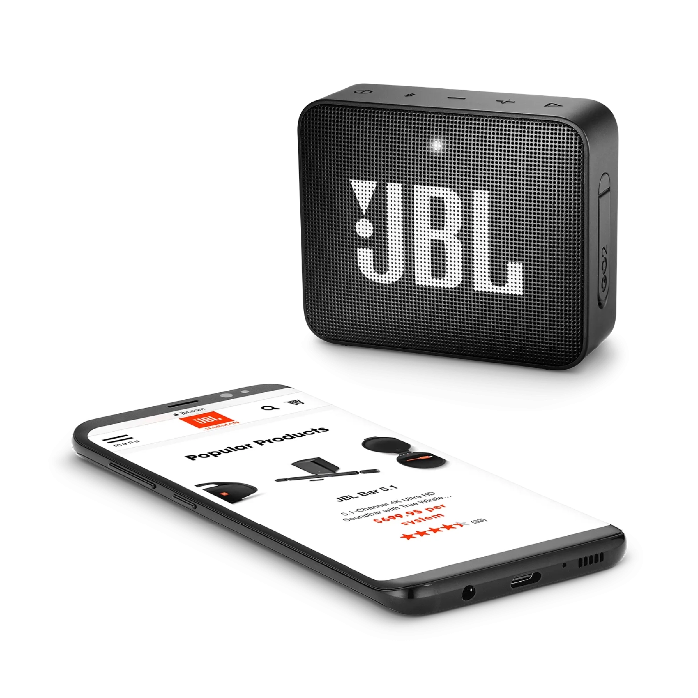 Купити Акустическая система JBL Go 2 Black (JBLGO2BLK) - фото 6