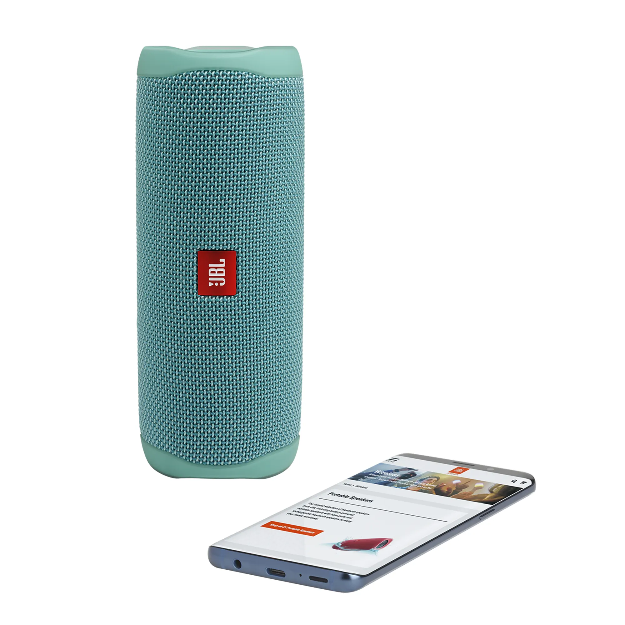 Купити Акустична система JBL Flip 5 Teal (JBLFLIP5TEAL) - фото 5