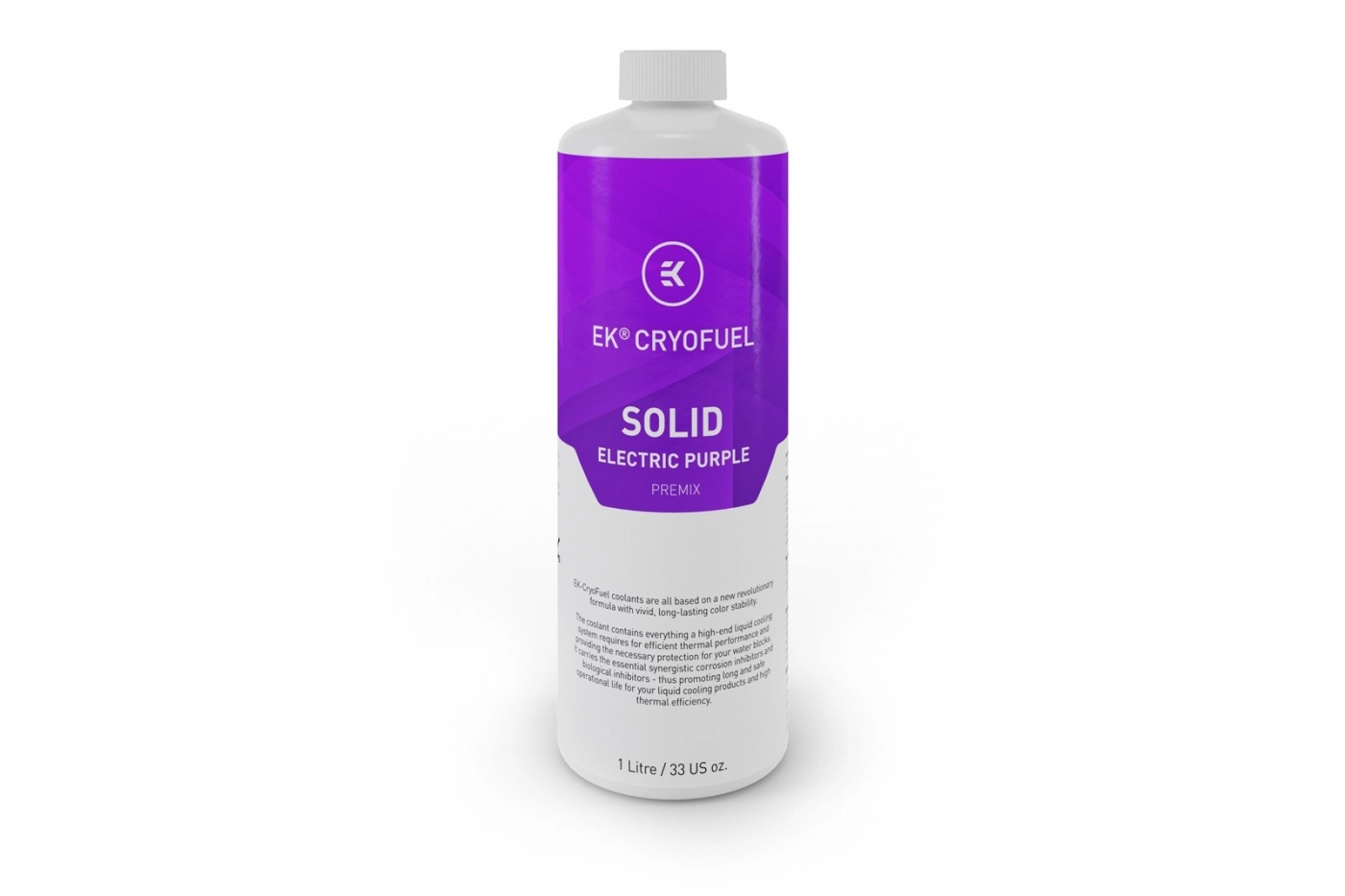 Купить Охлаждающая жидкость EKWB EK-CryoFuel Solid Electric Purple (Premix 1000mL) (3831109880340) - фото 1