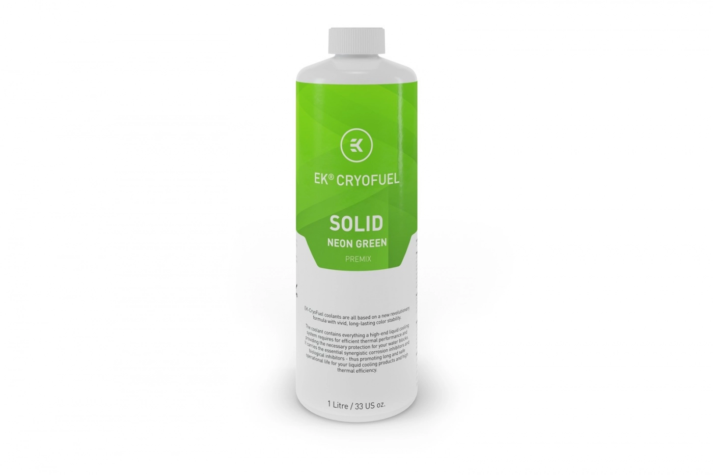 Купить Охлаждающая жидкость EKWB EK-CryoFuel Solid Neon Green (Premix 1000mL) (3831109880364) - фото 1
