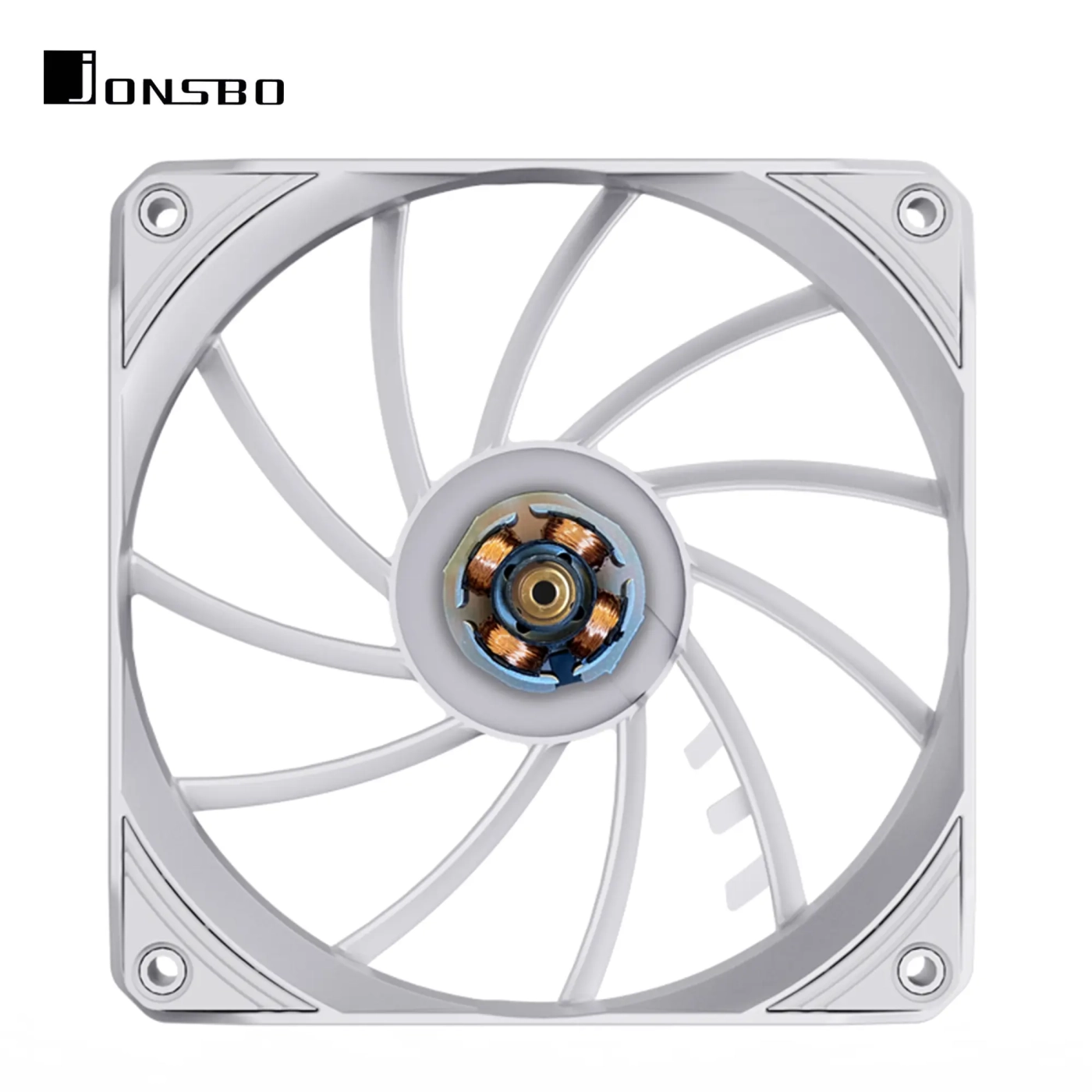 Купити Процесорний кулер JONSBO PISA A4 White (120mm/LGA 1700/1200/115X/AM4/AM5/250W/4Pin PWM) - фото 12