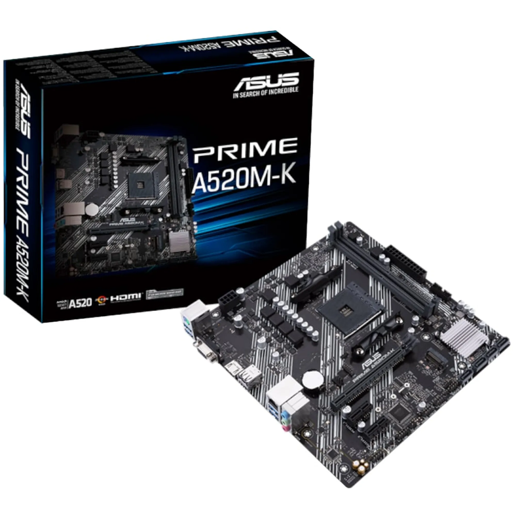 Купить Материнская плата ASUS PRIME A520M-K - фото 1