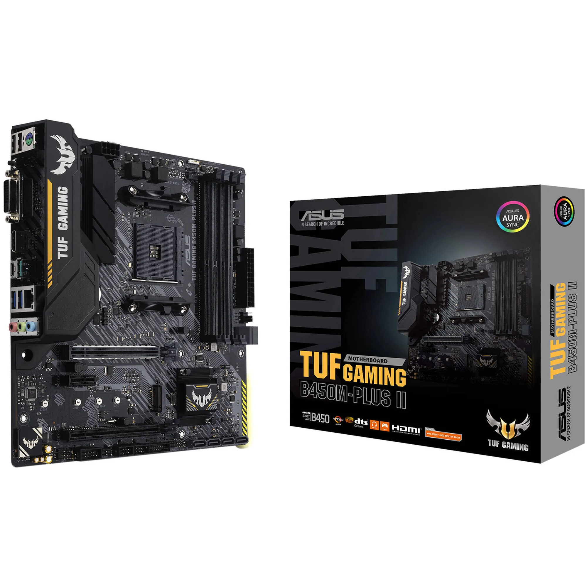 Купити Материнська плата ASUS TUF GAMING B450M-PLUS II - фото 1