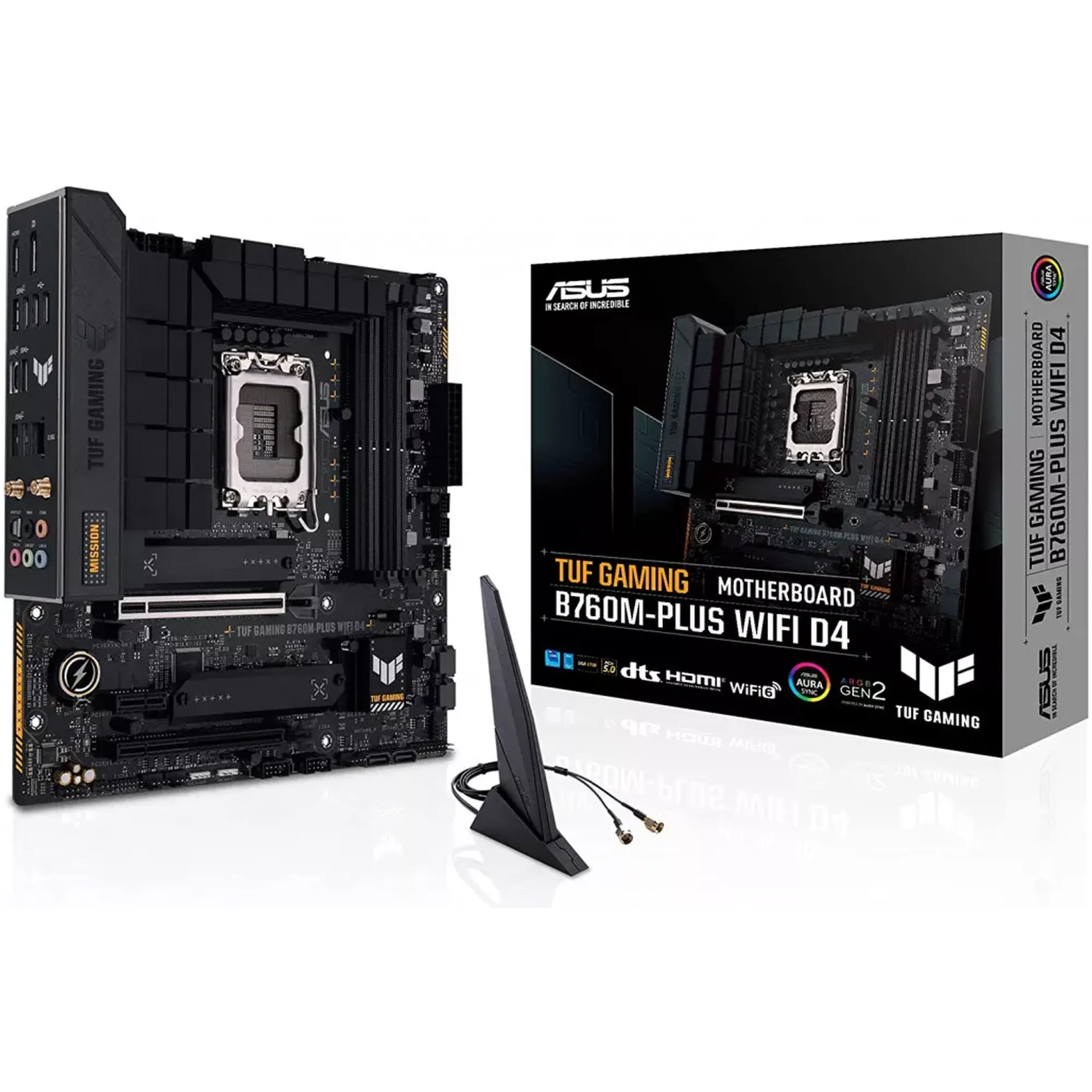 Купити Материнська плата ASUS TUF GAMING B760M-PLUS WIFI D4 - фото 1
