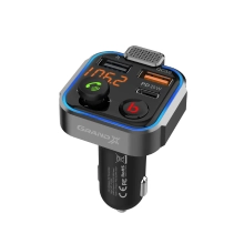 Купить FM-трансмиттер Grand-X 99GRX MegaBass, Bluetooth V5.0, Hands Free, Quick Charge 3.0, PD 20W - фото 3