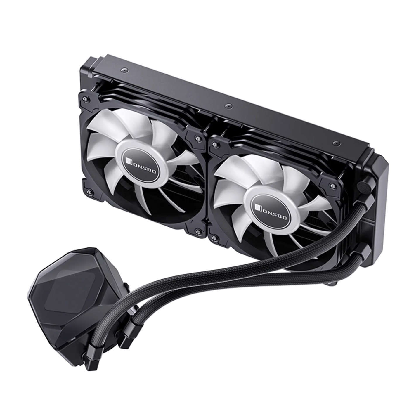 Купить Система жидкостного охлаждения JONSBO TW6-240 ARGB Black (Intel LGA1700/1200/115X/2011 AMD AM4/AM5/4PIN PWM) - фото 8