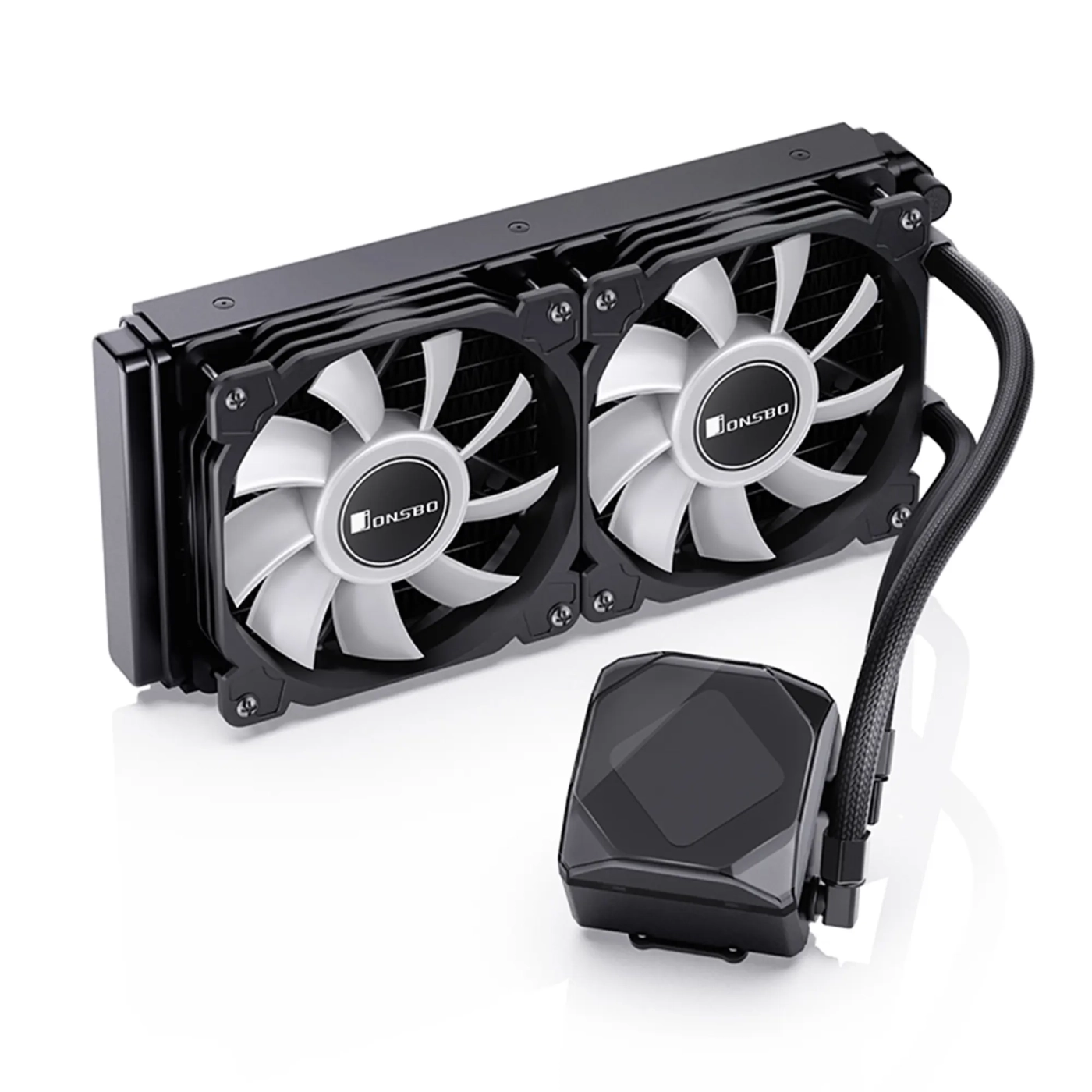 Купить Система жидкостного охлаждения JONSBO TW6-240 ARGB Black (Intel LGA1700/1200/115X/2011 AMD AM4/AM5/4PIN PWM) - фото 9