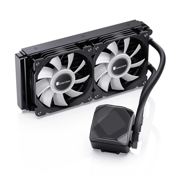 Купить Система жидкостного охлаждения JONSBO TW6-240 ARGB Black (Intel LGA1700/1200/115X/2011 AMD AM4/AM5/4PIN PWM) - фото 9