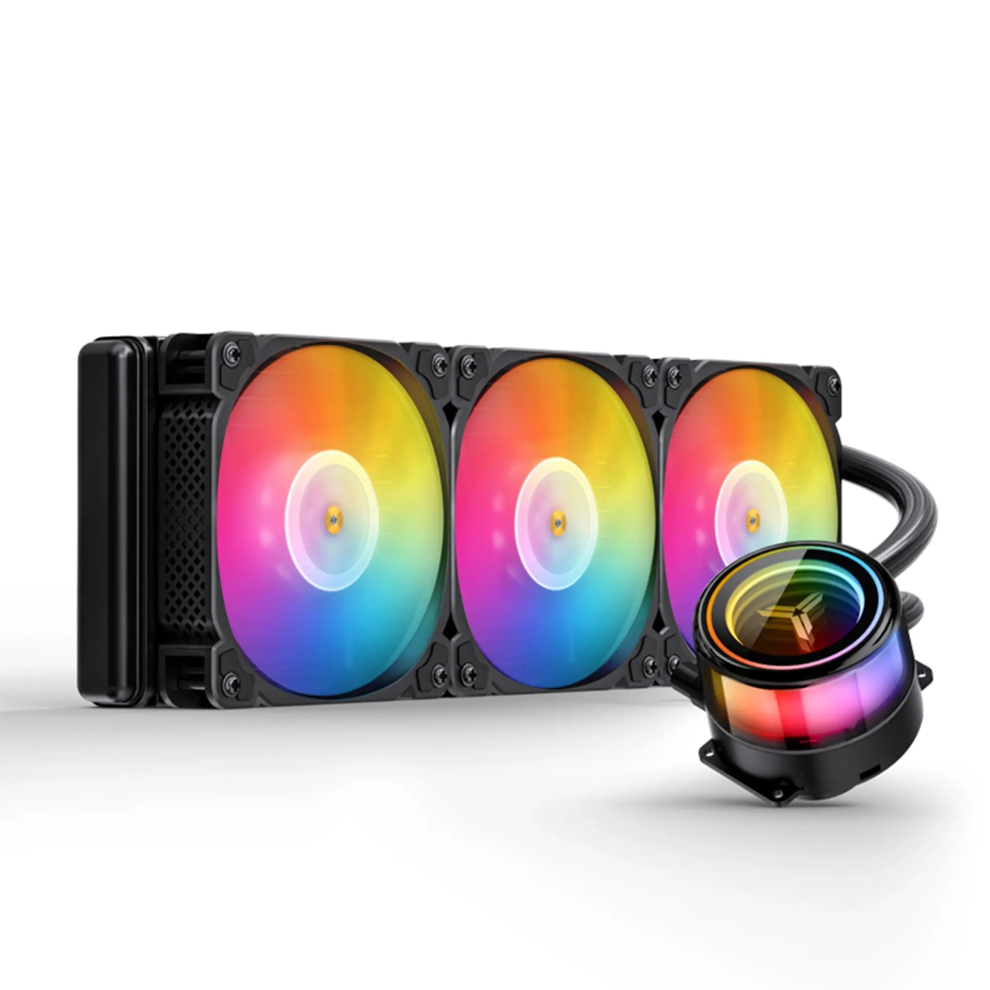 Купити Система рідинного охолодження JONSBO TW7-360 ARGB Black (Intel LGA1700/1200/115X/2011 AMD AM4/AM5/4PIN PWM) - фото 1