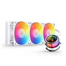 Купити Система рідинного охолодження JONSBO TW7-360 ARGB White (Intel LGA1700/1200/115X/2011 AMD AM4/AM5/4PIN PWM) - фото 1