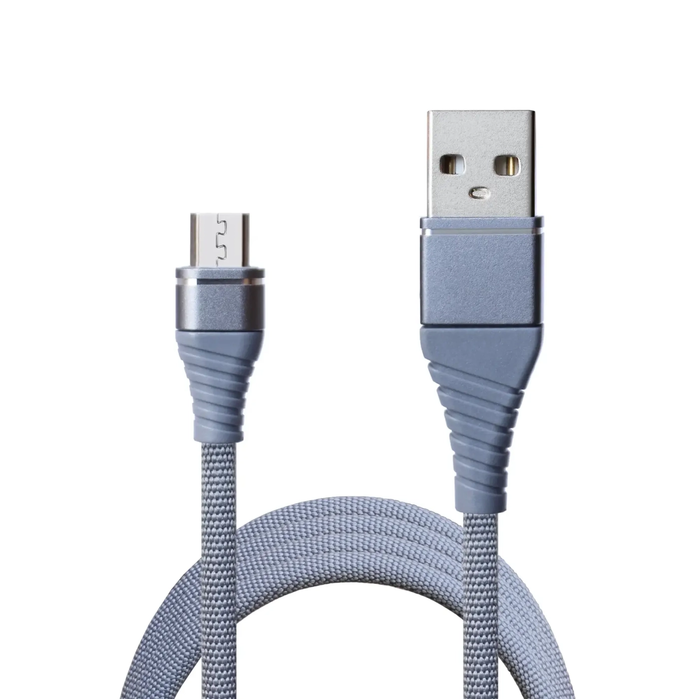Купити Кабель Grand-X USB-Micro USB 2.1A, 1,2m, Cu, Grey. Упаковка-гіфтбокс із вікном (NM012GR) - фото 1
