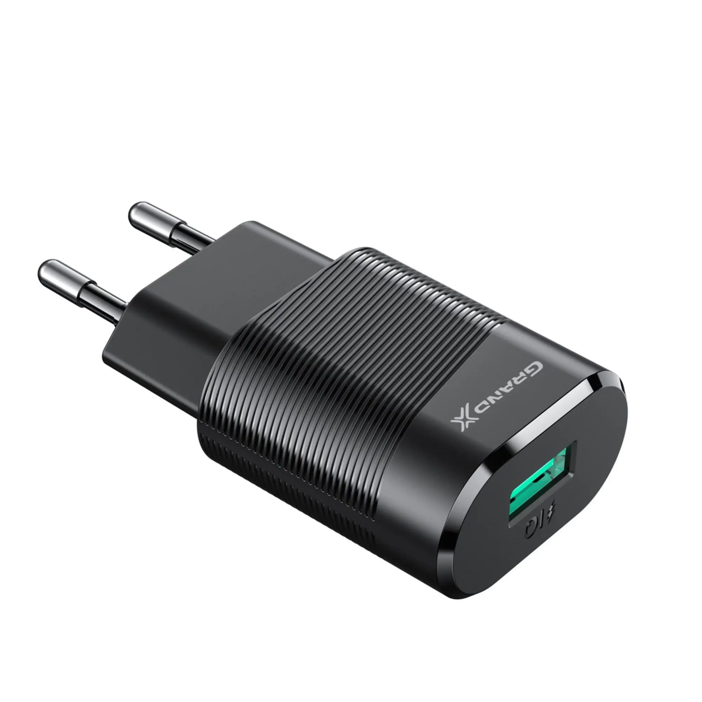 Купити Зарядний пристрій Grand-X USB 5V 2,1A з захистом від перенавантажень + cable USB -> Lightning (CH-17BL) - фото 3