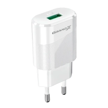 Купити Зарядний пристрій Grand-X USB 5V 2,1A White з захистом від перенавантаження (CH-17W) - фото 1