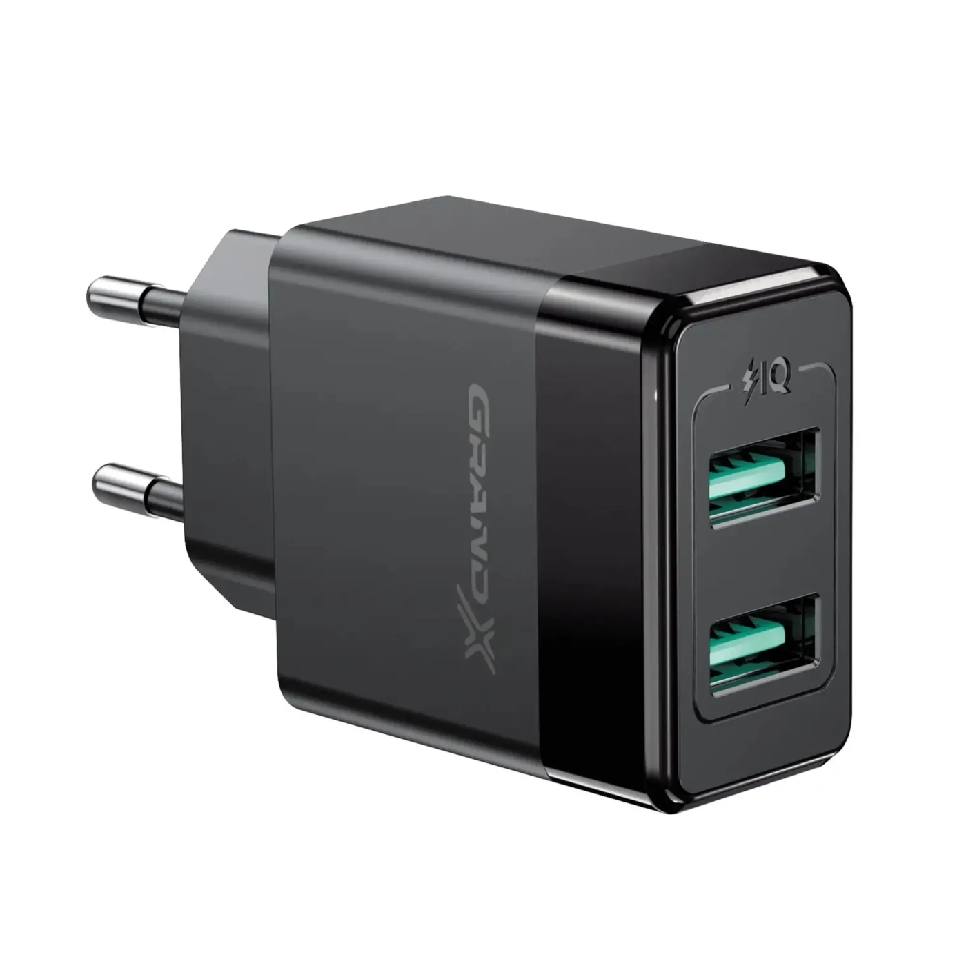 Купити Зарядний пристрій Grand-X 2USB 5V 2,4A з кабелем micro-USB (CH-50U) - фото 1