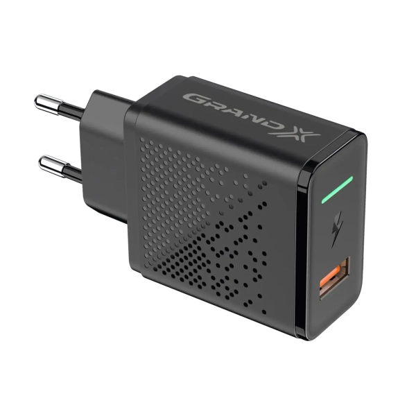 Купити Зарядний пристрій Grand-X Fast Charge 3-в-1 QC3.0, FCP, AFC, 18W + кабель USB-Lightning (CH-650L) - фото 2