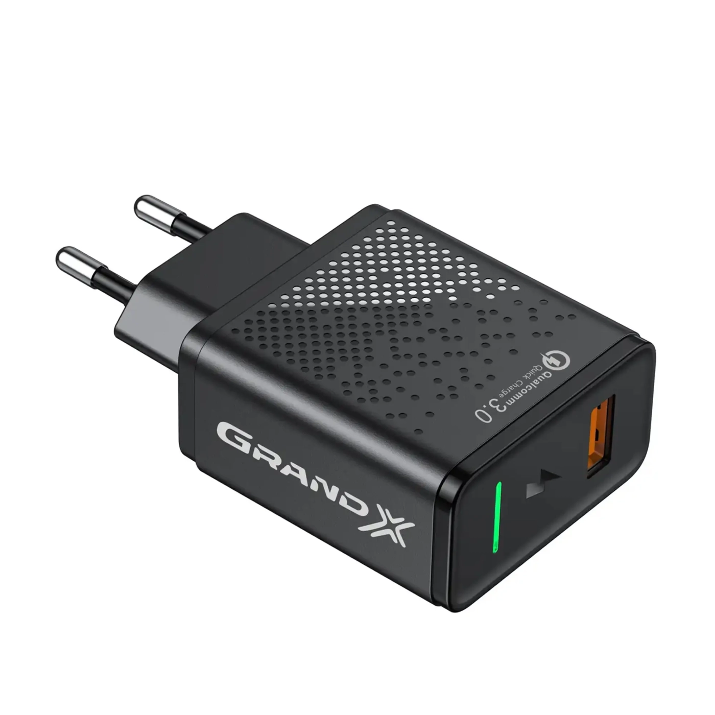 Купити Зарядний пристрій Grand-X Fast Charge 3-в-1 QC3.0, FCP, AFC, 18W + кабель USB-Lightning (CH-650L) - фото 3
