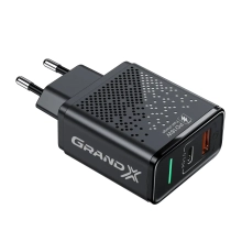 Купить Зарядное устройство Grand-X Fast Сharge 6-в-1 PD 3.0, QС3.0, AFC,SCP,FCP,VOOC 1USB+1TypeC 20W (CH-880) - фото 3