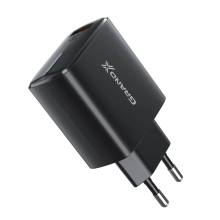 Купить Зарядное устройство Grand-X Quick Charge QC3.0 Grand-X 3.6V-6.5V 3A, 6.5V-9V 2A, 9V-12V 1.5A USB Black (CH-550B) - фото 3