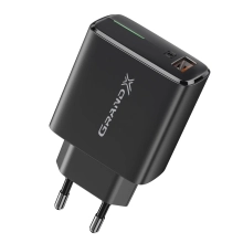 Купить Зарядное устройство Grand-X Quick Charge QC3.0 Grand-X 3.6V-6.5V 3A, 6.5V-9V 2A, 9V-12V 1.5A USB Black (CH-550B) - фото 5