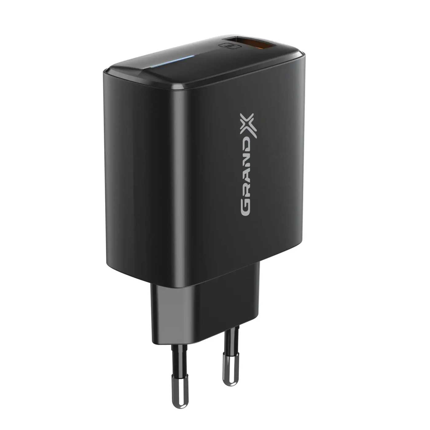 Купити Зарядний пристрій Grand-X Quick Charge QC3.0 Grand-X 3.6V-6.5V 3A, 6.5V-9V 2A, 9V-12V 1.5A USB Black (CH-550B) - фото 6