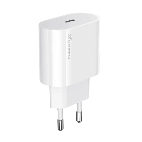 Купить Зарядное устройство Grand-X CH-770 20W PD 3.0 USB-C для Apple iPhone и Android QC4.0,FCP,AFC (CH-770) - фото 1