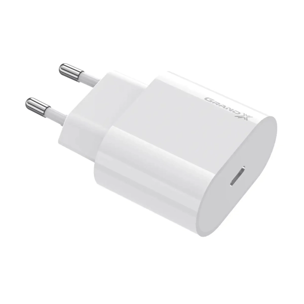 Купити Зарядний пристрій Grand-X CH-770 20W PD 3.0 USB-C для Apple iPhone і Android QC4.0,FCP,AFC (CH-770) - фото 3