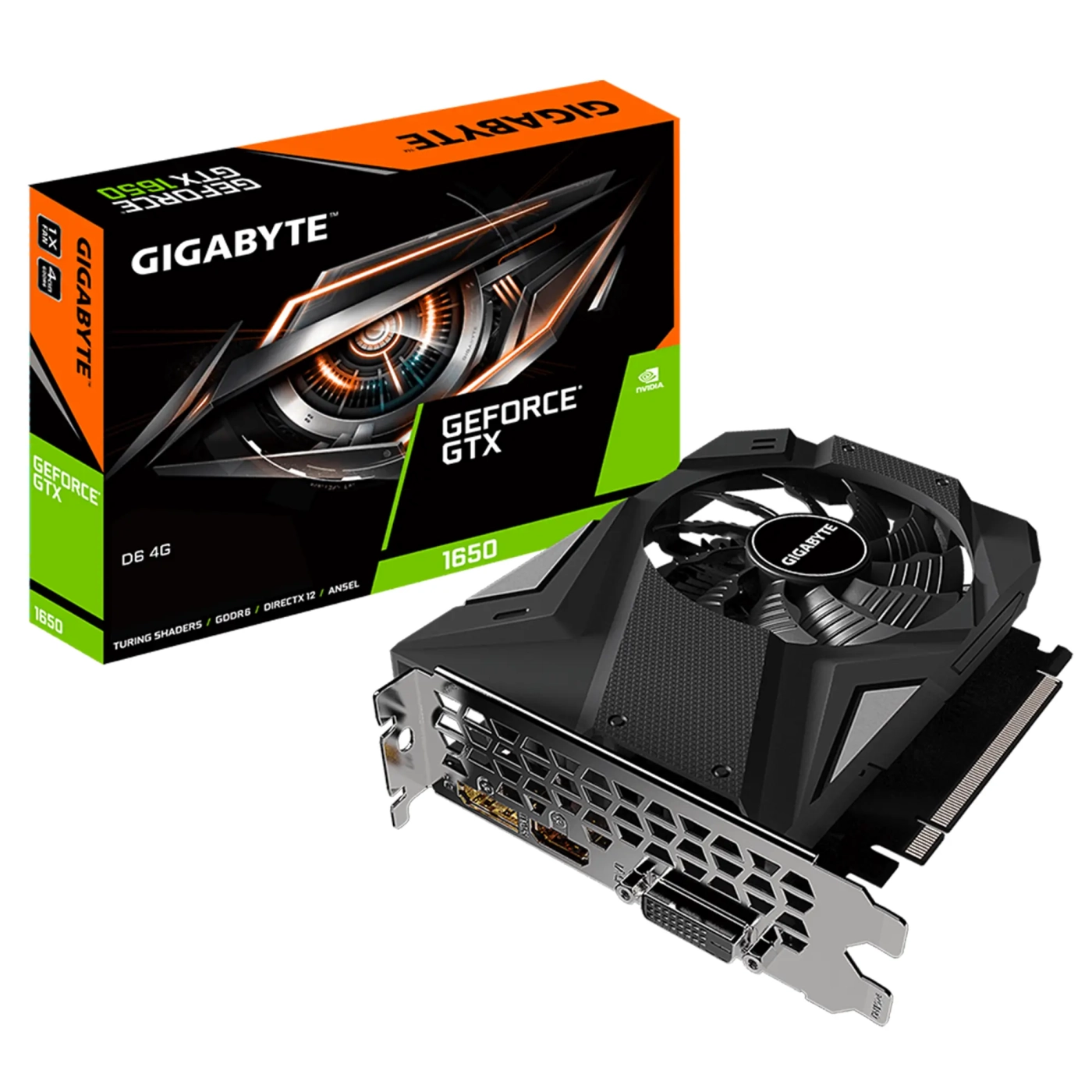 Купить Видеокарта GIGABYTE Nvidia GeForce GTX 1650 D6 4G - фото 6