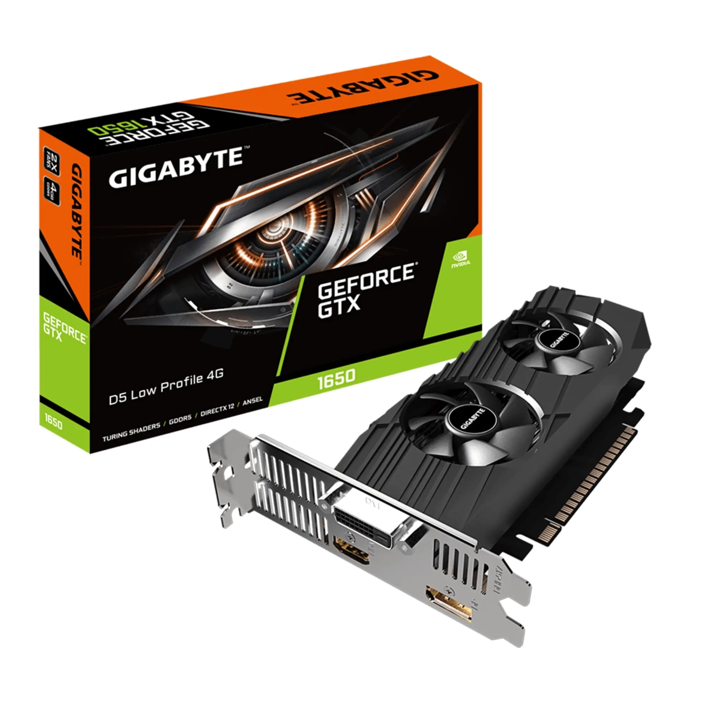 Купить Видеокарта GIGABYTE Nvidia GeForce GTX 1650 D5 Low Profile 4G - фото 5