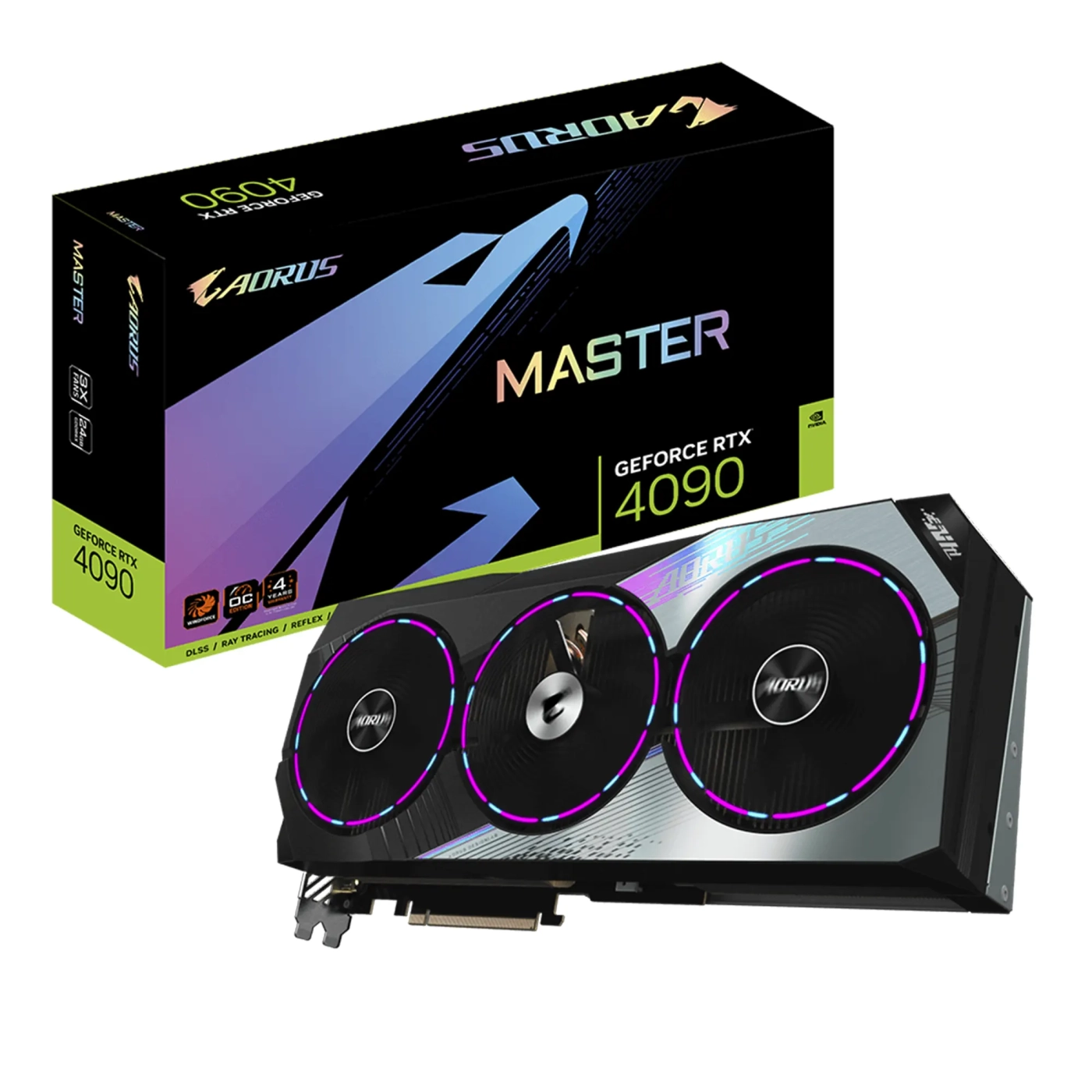 Купить Видеокарта GIGABYTE AORUS GeForce RTX 4090 MASTER 24G - фото 9