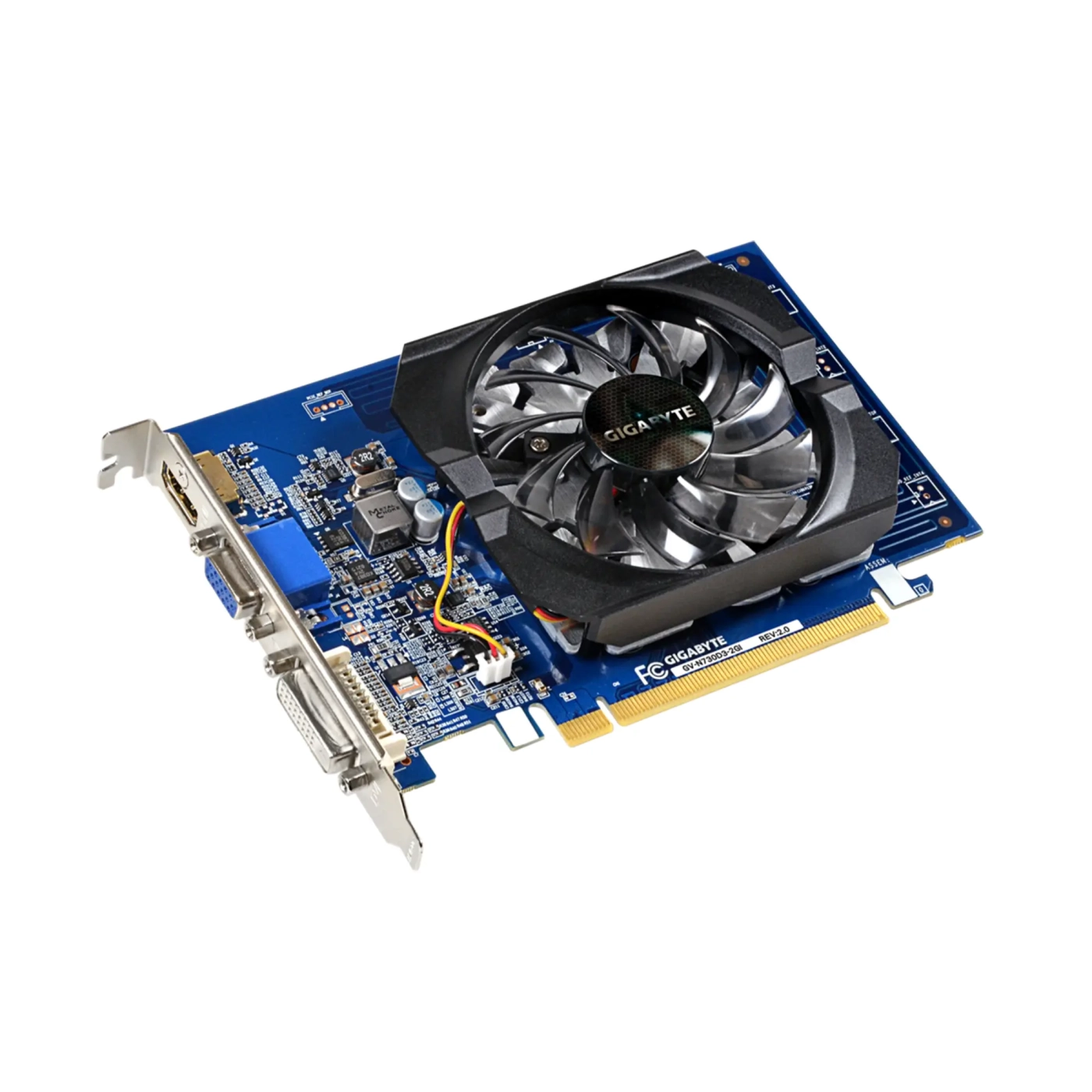 Купить Видеокарта GIGABYTE NVIDIA GeForce GT 730 2G rev. 2.0 - фото 1