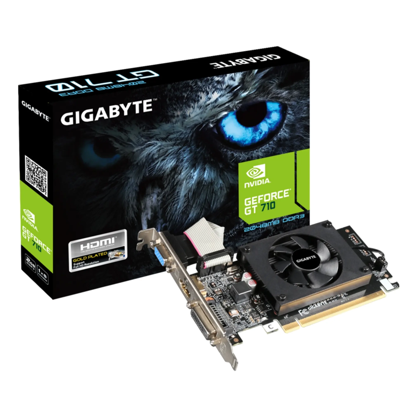 Купить Видеокарта GIGABYTE NVIDIA GeForce GT 710 D3 Low Profile 2G rev. 2.0 - фото 5