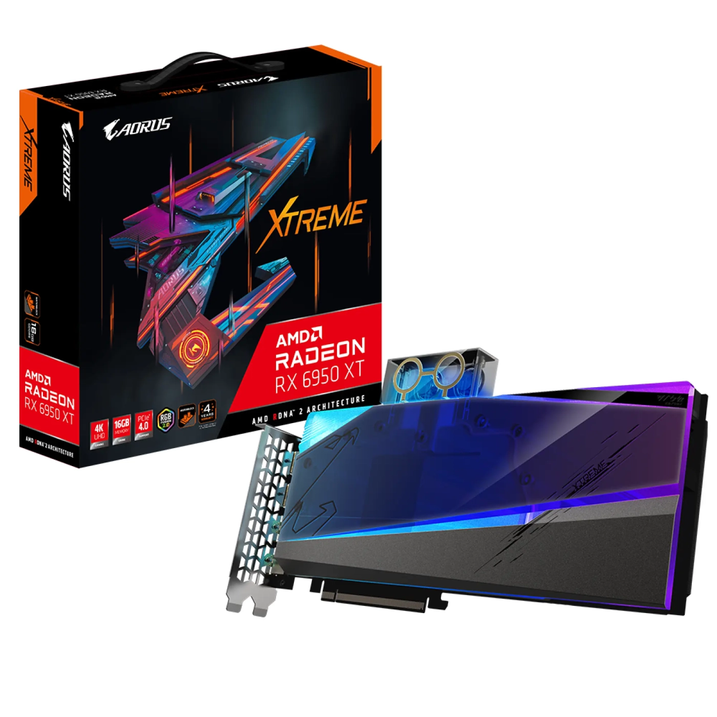 Купити Відеокарта GIGABYTE AORUS Radeon RX 6950 XT XTREME WATERFORCE WB 16G - фото 8