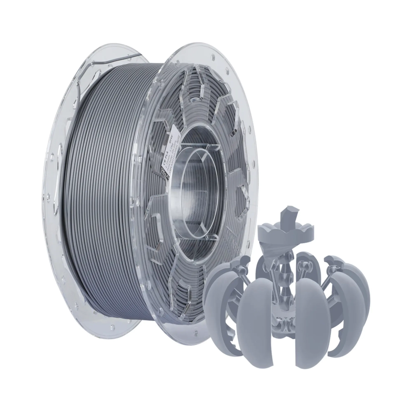 Купити PLA Filament (пластик) для 3D принтера CREALITY 1кг, 1.75мм, сірий - фото 1