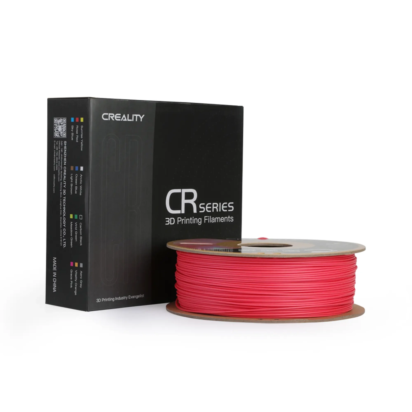 Купить PLA Filament (пластик) для 3D принтера CREALITY матовый 1кг, 1.75мм, клубнично-красный - фото 5