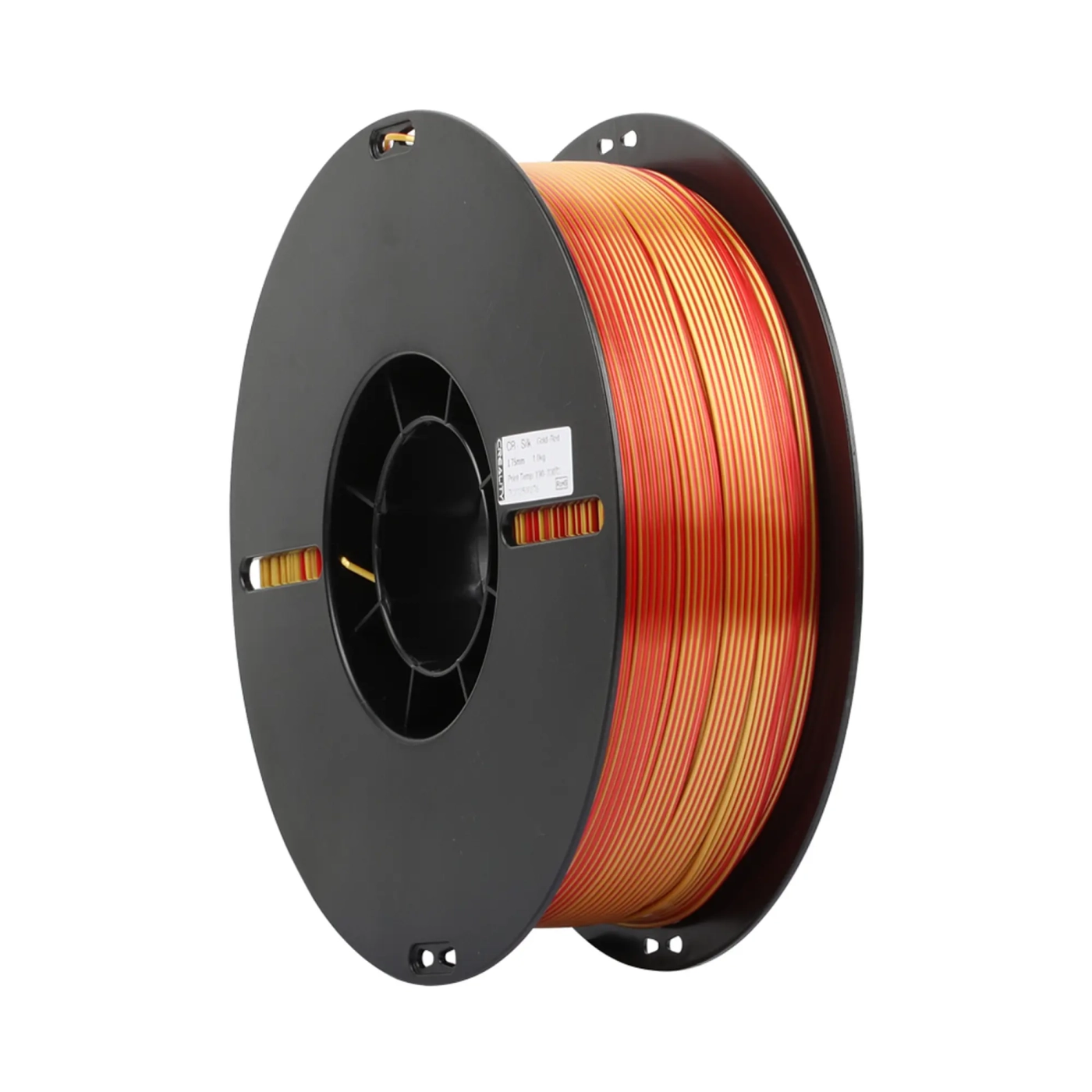 Купити PLA Filament (пластик) для 3D принтера CREALITY шовковий блиск 1кг, 1.75мм, червоне золото - фото 5