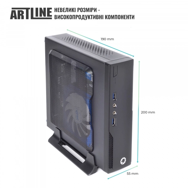 Купить Компьютер (комплект) ARTLINE Business B17, Dell монитор 23.8" SE2422H (210-AZGT), клавиатура и мышь 2E MK401 USB BLACK - фото 4