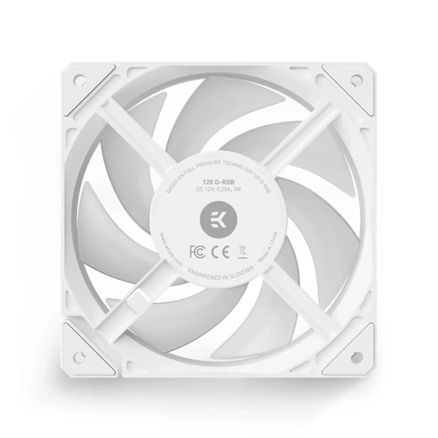 Купити Вентилятор EKWB EK-Loop Fan FPT 120 D-RGB - White (550-2300rpm) - фото 4