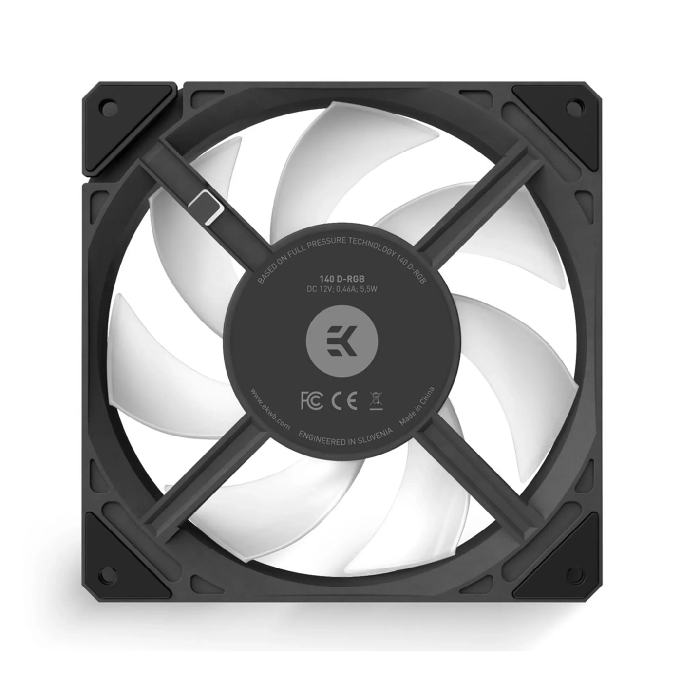 Купить Вентилятор EKWB EK-Loop Fan FPT 140 D-RGB - Black (600-2200rpm) - фото 4