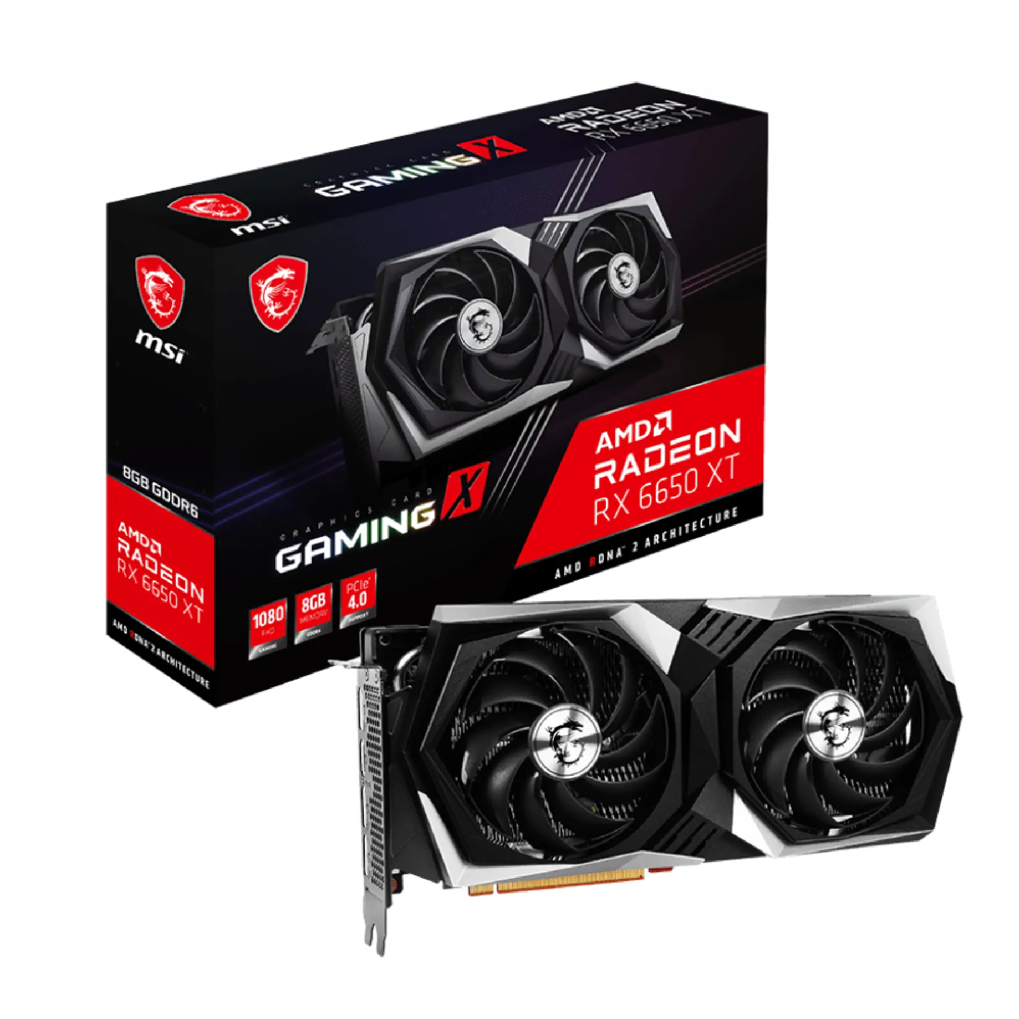 Купить Видеокарта MSI Radeon RX 6650 XT GAMING X 8G - фото 5