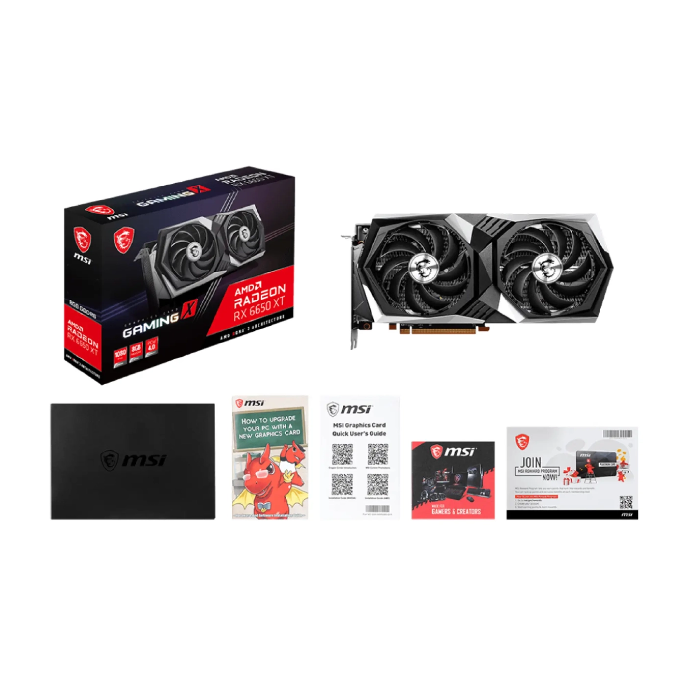 Купить Видеокарта MSI Radeon RX 6650 XT GAMING X 8G - фото 6