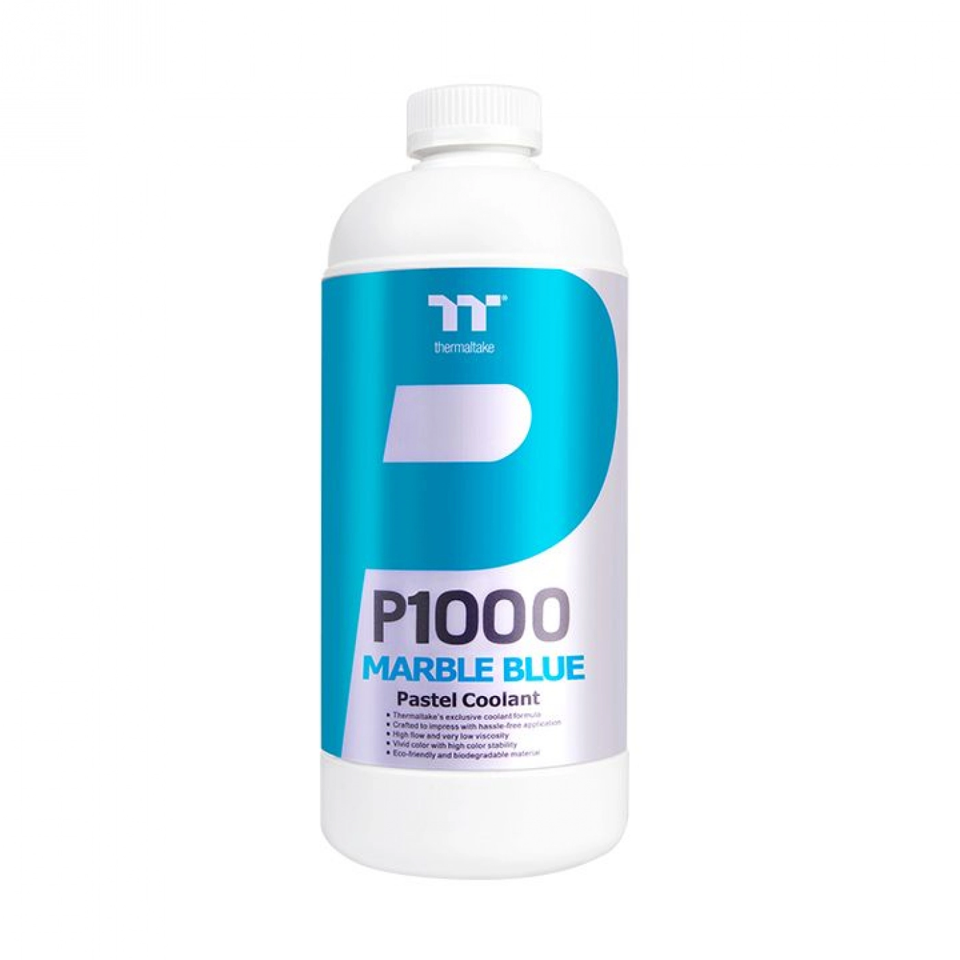 Купить Охлаждающая жидкость Thermaltake P1000 Pastel Coolant - Marble Blue (CL-W246-OS00MB-A) - фото 1