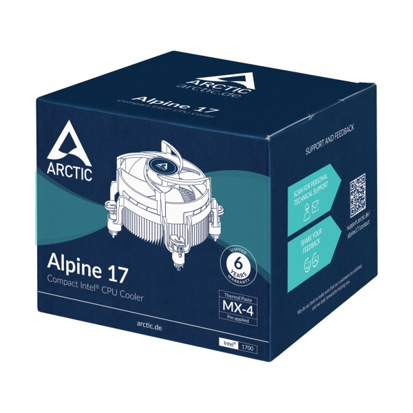 Купить Процессорный кулер Arctic Alpine 17 (ACALP00040A) - фото 8