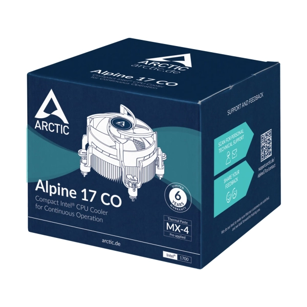 Купити Процесорний кулер Arctic Alpine 17 CO (ACALP00041A) - фото 8
